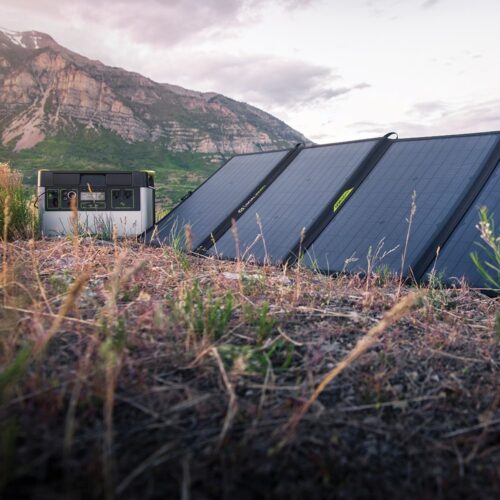 goal zero nomad 100 compact solar panel outdoors